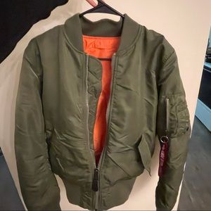 Alpha Industries reversible bomber jacket